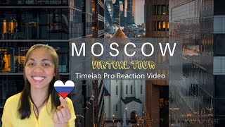 Moscow Timelapse Video Timelab Pro Москва Россия Аэросъемка  Virtual Travel  Reaction Video [upl. by Peih]