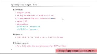 Optical Power Budget for Data link [upl. by Marcella]