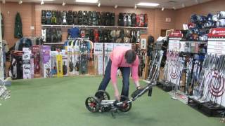 CaddyTek 4 Wheel Golf Push Cart  Caddycruiser One Version 8 Review [upl. by Burgwell]