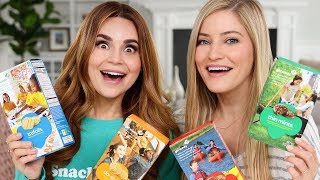 TRYING EVERY GIRL SCOUT COOKIE w iJustine [upl. by Pinto421]