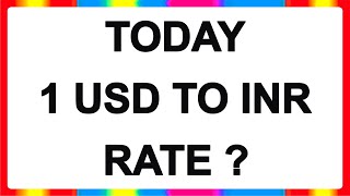 Today 1 Usd To Inr Rate Today Dollar Rate Usd Currency Updates 05072024 [upl. by Symons]