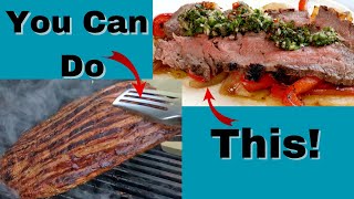 Grill TENDER FLANK STEAK Like A PRO [upl. by Sivlek16]