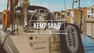 KEMP SAILS TUTORIAL  Measuring for a Furling Headsail [upl. by Bhayani]