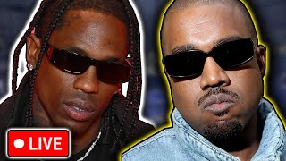 Kanye West LIVE Surprise Show W Travis Scott  Orlando Florida [upl. by Adnik]