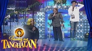 Tawag ng Tanghalan Vice Ganda and Vhong Navarro make fun of a microphone stand [upl. by Lindholm]