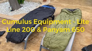 Cumulus Equipment Sleeping Bag Review  Lite Line 200 amp Panyam 650 cumulusequipment [upl. by Ahtiek616]