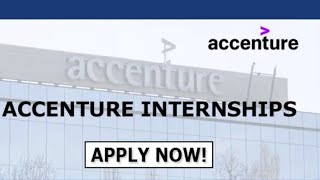 Accenture’s Summer Internship Program for 2025 graduates [upl. by Thurmann]