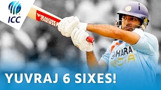 Yuvraj blasts 6 Sixes from a Stuart Broad over  ICC Flashback [upl. by Merrielle141]