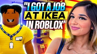 I Worked At IKEA In Roblox For A Day [upl. by Leidba]