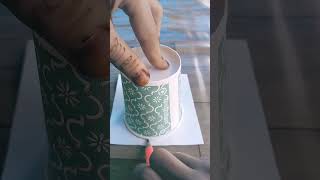 Waste bin craft with paper cup 🍶🍵 [upl. by Ennaus662]