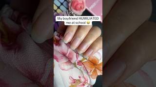 He F HUMILIATED me… 😭 nails naildesigns nailart manicure nailtech nailtutorial gelnails [upl. by Carman]