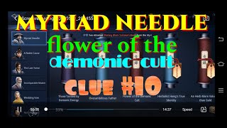 MIR4  FLOWER OF THE DEMONIC CULT  CLUE 10  MYSTERY QUEST UNLOCK 2022 [upl. by Farrish]