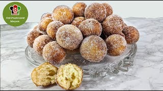 Curd Balls Better Than Donuts  شیرینی توپک با چکه از  دوناس کرده مزه دار و آسان [upl. by Gotthard]