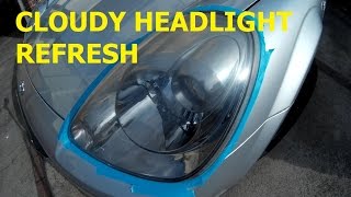 DIY Refresh Your Plastic Cloudy hazy Headlights [upl. by Akanke]