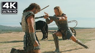 Beach Battle Scene  TROY 2004 Brad Pitt Movie CLIP HD [upl. by Ronda]