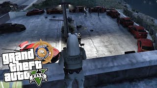 Razzia mit anschließender Geiselnahme 🚓│206│GTA V RP│GIN TONIC [upl. by Atiuqehc948]