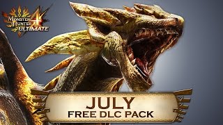 Monster Hunter 4 Ultimate  July DLC Pack [upl. by Lyrej]