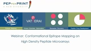 Webinar Conformational Epitope Mapping on HighDensity Peptide Microarrays [upl. by Ducan]