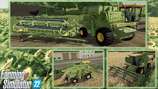 FS22 Testing Rostselmash DON1500B 19972004 versionsdetailed Combine Harvester [upl. by Einnal]