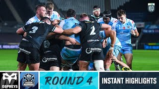 Ospreys v Glasgow Warriors  Instant Highlights  Round 4  URC 202324 [upl. by Leahcimed]