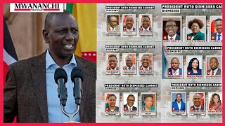 BREAKINGNEWS RAIS RUTO AVUNJA BARAZA LOTE LA MAWAZIRI KENYA [upl. by Desdee]