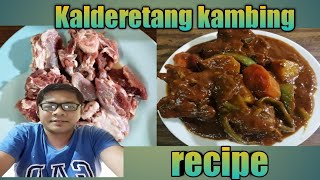 How to cook kalderetang kambing recipe  Goat caldereta  masarap na ulam at pulutan [upl. by Suilienroc]