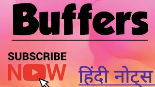 Buffers  MSc zoology 1st semester Hindi notes [upl. by Chickie77]