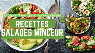 7 succulentes RECETTES de SALADES MINCEUR  Simples et rapides 🥗🔥 [upl. by Revlis]