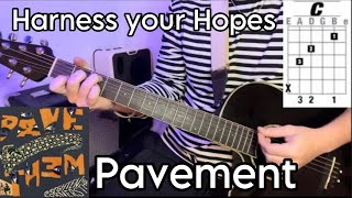 Harness Your Hopes  Pavement Guitar lesson  Tutorial [upl. by Weingarten884]