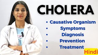 Cholera disease in Hindi  Causes Symptoms Pathophysiology Diagnosis amp Treatment  Notes [upl. by Fedak]