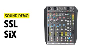 SSL SiX Demo Mix no talking with internal and external fx [upl. by Drisko350]