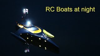 RC Boats at night  Greven 2014 [upl. by Richmound]