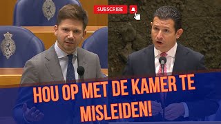 Gideon van Meijeren De minister wringt zich in bochtn om de kamer te MISLEIDEN [upl. by Teri]