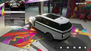 GTA V Bennys Car Custom Transforming the Gallivanter Baller STD Range Rover L460 [upl. by Merriam]