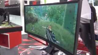 Acer Predator Z35 Hands On 4K UHD [upl. by Lezlie]