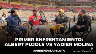 ALBERT PUJOLS VS YADIER MOLINA PRIMER ENFRENTAMIENTO COMO DIRIGENTES EN EL ESTADIO CIBAO [upl. by Aufa]