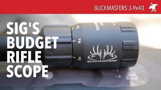 Sig Sauer Buckmasters 39x40 scope [upl. by Edik]