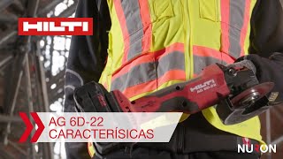 Amoladora angular a batería Hilti Nuron AG 6D22  Características y ventajas [upl. by Herrick686]