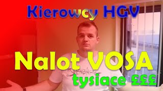 Nalot VOSA kierowcy HGV DVSA i mandaty za wykroczenia tacho [upl. by Pulling]