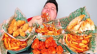 im having a REALLY bad day Wingstop Mukbang [upl. by Alice]