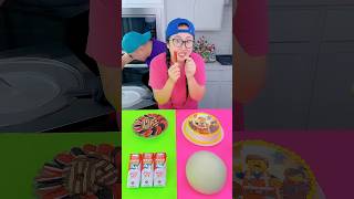 Lego cake vs spicy drinks ice cream challenge🍨 lego funny shorts by Ethan Funny Family [upl. by Elocon]