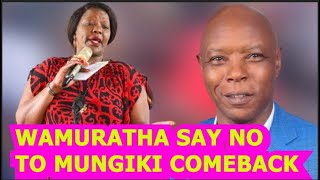 quotCIANA CIITU CITIKURAGWOTUTIGUKIRA TUHII TUKIURA NJIRAquotWAMURATHA HARSH RESPONSE TO MAINA NJENGA [upl. by Nhar]