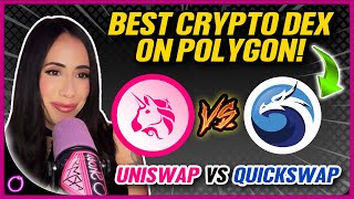 The best CRYPTO dex on Polygon UNISWAP vs QUICKSWAP [upl. by Natascha848]