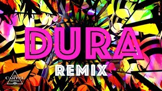 Daddy Yankee ft Bad Bunny Natti Natasha amp Becky G  Dura REMIX Lyric Video [upl. by Stutman]