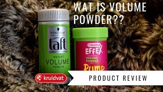 Wat is Volume Powder Volumineus haar met Taft en Kruidvat [upl. by Mchale]