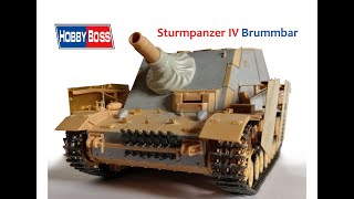 HobbyBoss Sturmpanzer IV Brummbar 135 build [upl. by Jecon]