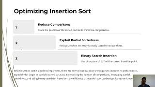 Insertion sort Algorithm [upl. by Yatnoed]