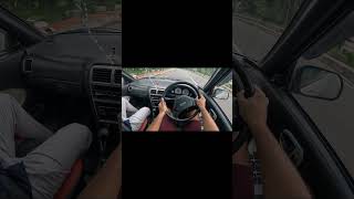 Suzuki Esteem pov  automobile shorts marutisuzuki esteem marutiesteem povdriving gopro [upl. by Dorn503]