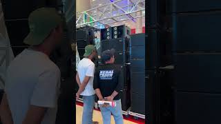 Admark in Idonisian exhibition Linearray proaudio dj loudspeaker audio amplifier [upl. by Phebe127]