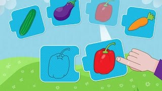 Learning Shapes colors Matching Puzzles Game for kindergarten childrentoddlers [upl. by Ennovad191]